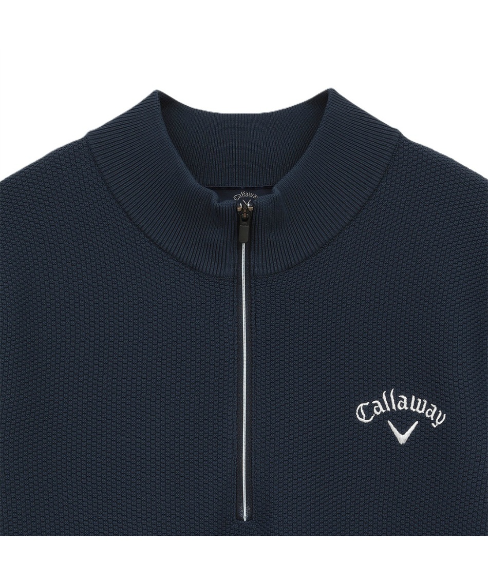 キャロウェイ(Callaway) ゴルフウェア 半袖シャツ カノコ編みハーフ