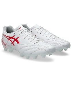 �l���|�C���g85pt �y���������z�A�V�b�N�X(asics) �T�b�J�[�X�p�C�N DS LIGHT CLUB WIDE 1103A128-102 �����Y WH�^RD 24�D5