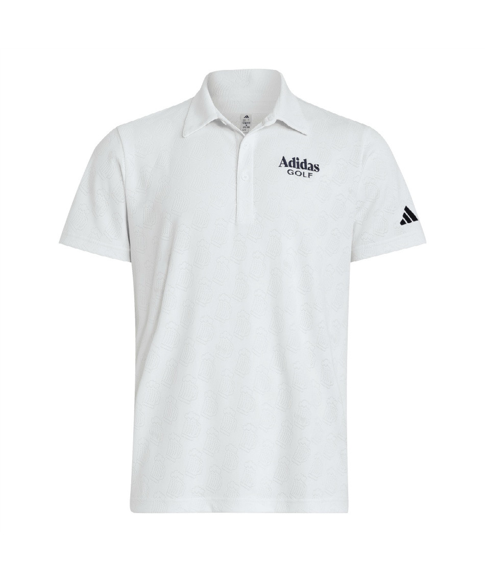 アディダス(adidas) ゴルフウェア ポロシャツ 半袖 CHIP ジャガード