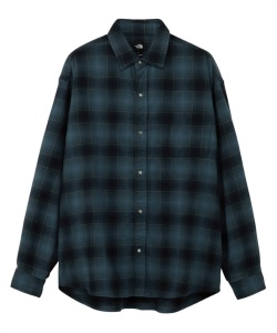 �l���|�C���g134pt 10% OFF�^SALE �y���������z�U�E�m�[�X�E�t�F�C�X(THE NORTH FACE) �����V���c L/S Flannel Ombre Check Shirt NR62630-AC �y�������K�i�z �����Y ���f�B�[�X AC S