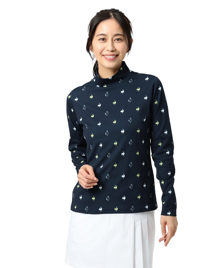 ルコックスポルティフ(le coq sportif) ゴルフウェア 長袖シャツ 総柄