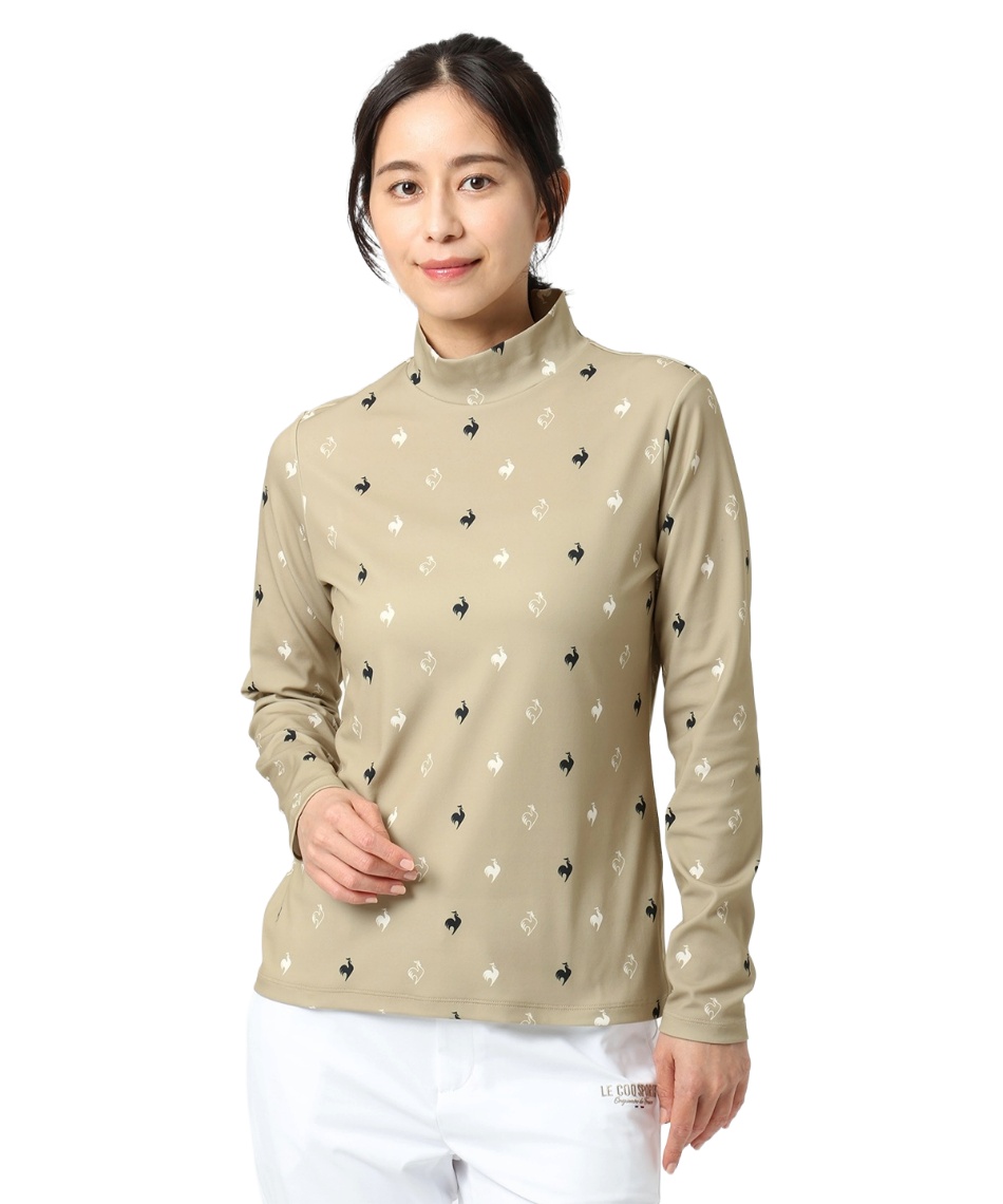 ルコックスポルティフ(le coq sportif) ゴルフウェア 長袖シャツ 総柄
