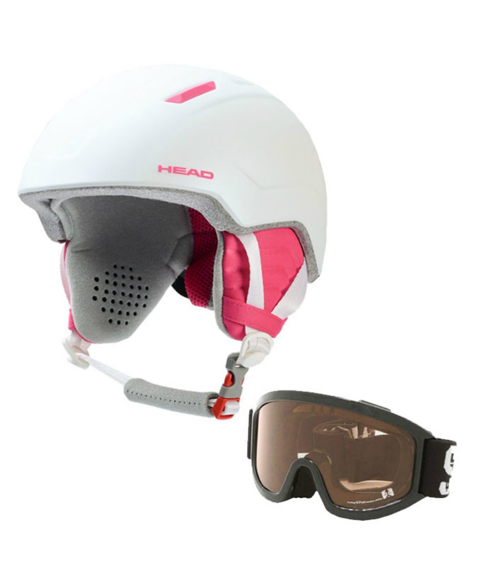 ヘッド(HEAD) スキー スノーボード ヘルメット HELMET+ゴーグル2点