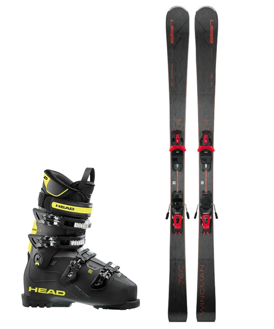 エラン(ELAN) スキー板 オールラウンド 3点セット WINGMAN 76 C POWER