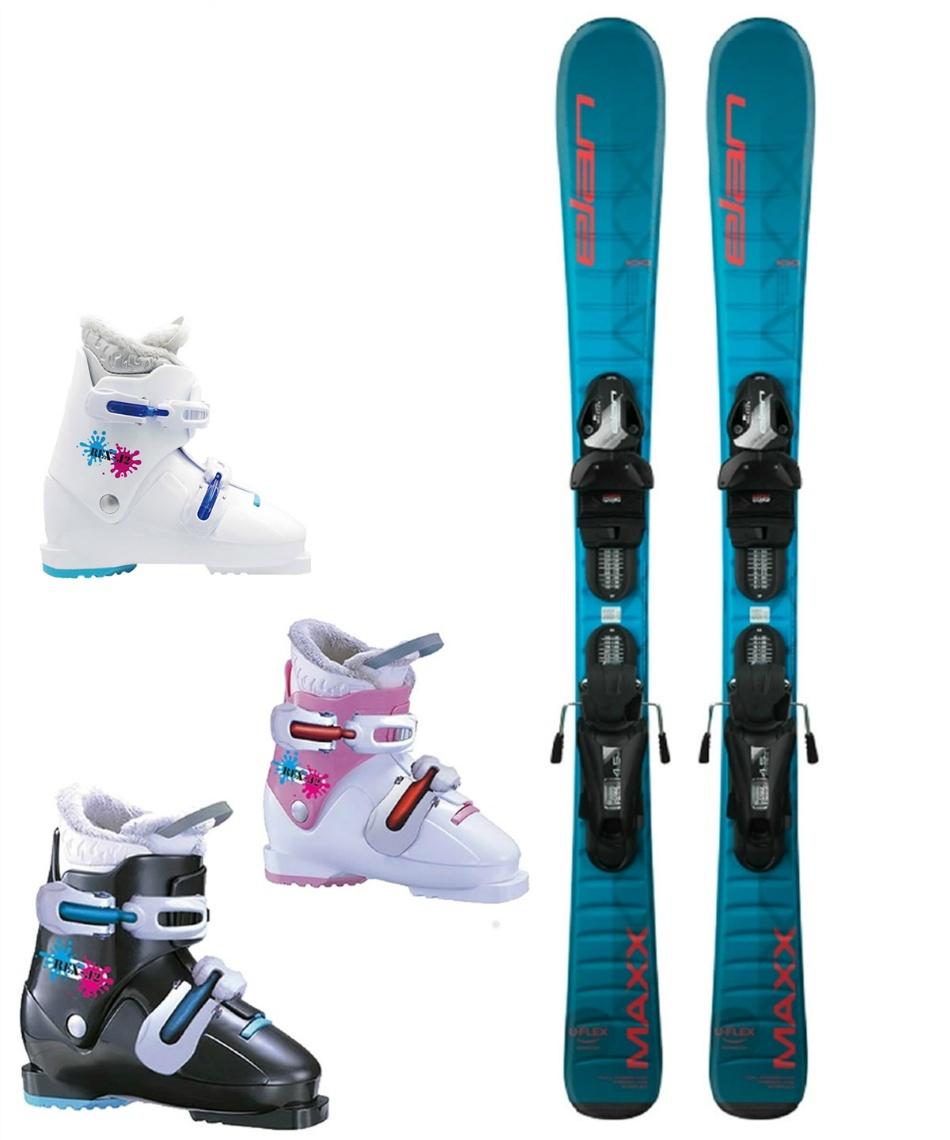 エラン(ELAN) スキー板 ジュニアスキー 3点セット MAXX BLUE JRS+EL4.5