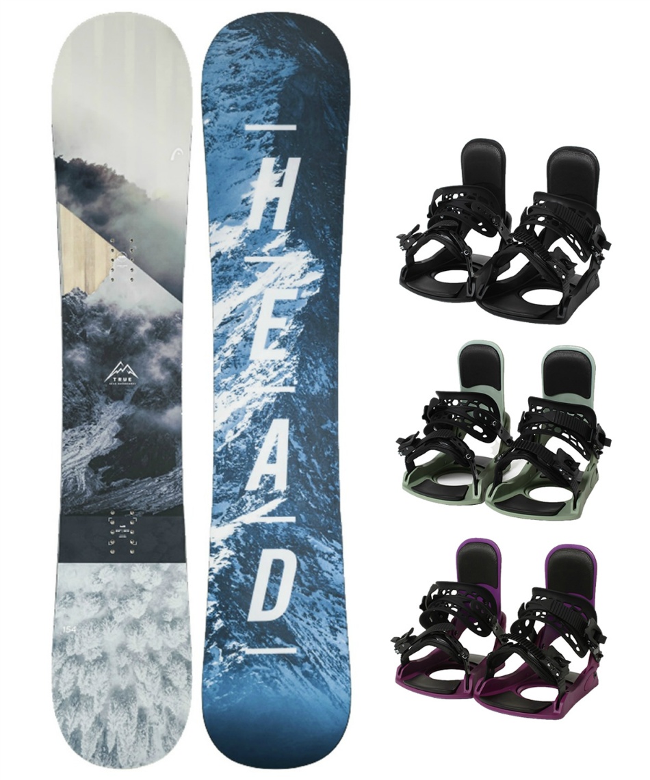 ヘッド(HEAD) スノーボード 2点セット ボード板+ビンディング TRUE 2.0