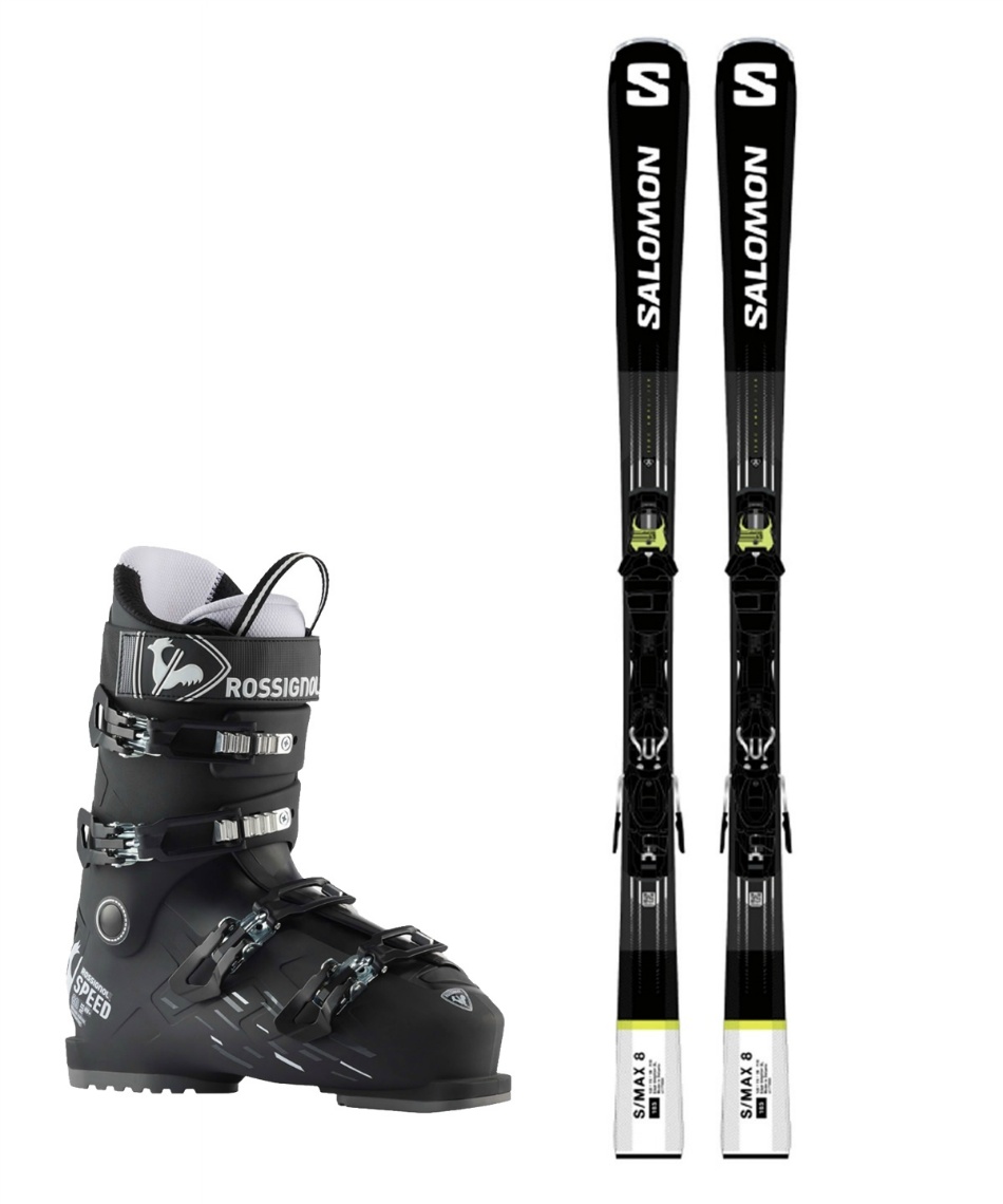 サロモン(salomon) スキー板 オールラウンド 3点セット L47038600 S