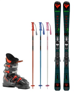 新品 ロシニョール HERO COMPACT BOOT PACK 赤 スキーセット一覧