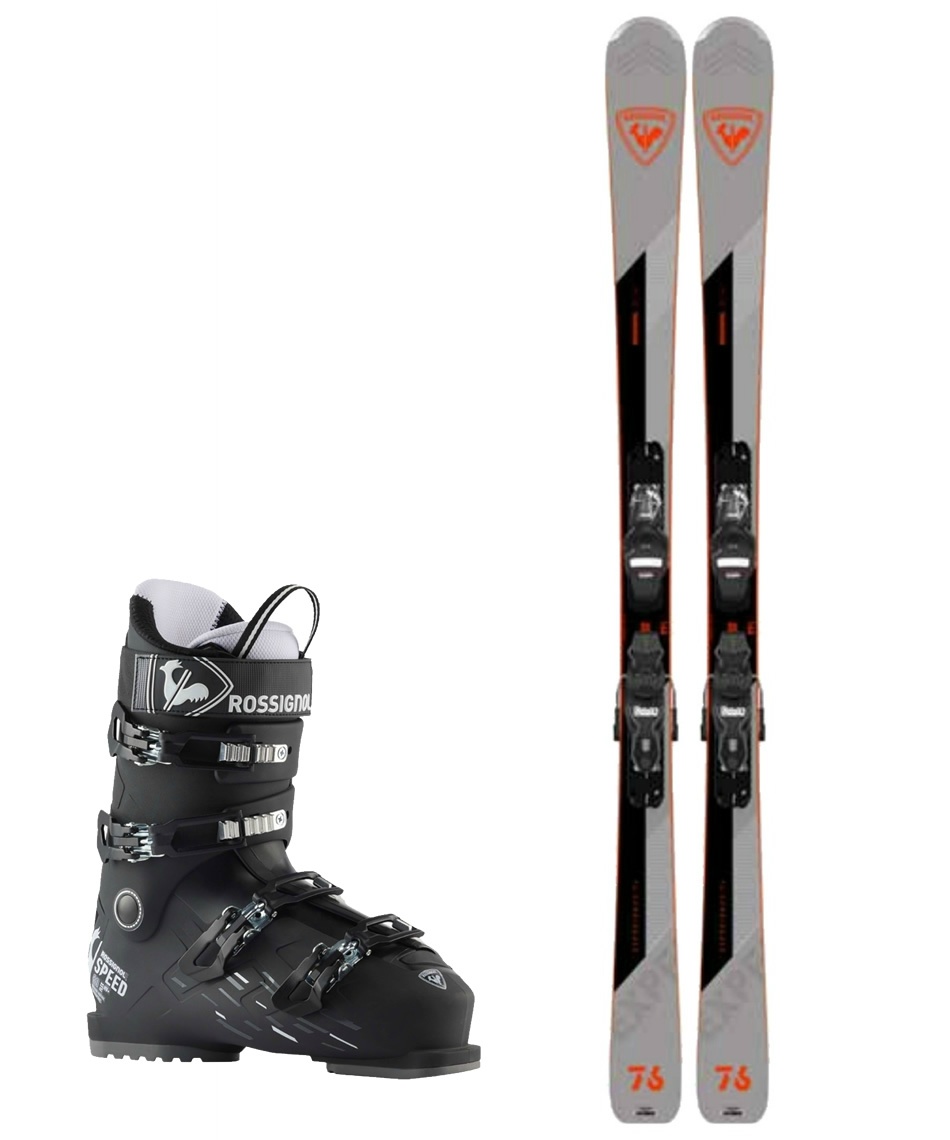 【匿名送料込】ロシニョールスキー板LOOKビンディングLEKIストック3点セット ROSSIGNOL（ロシニョール） スキー板 型落ち 旧モデル 《2025