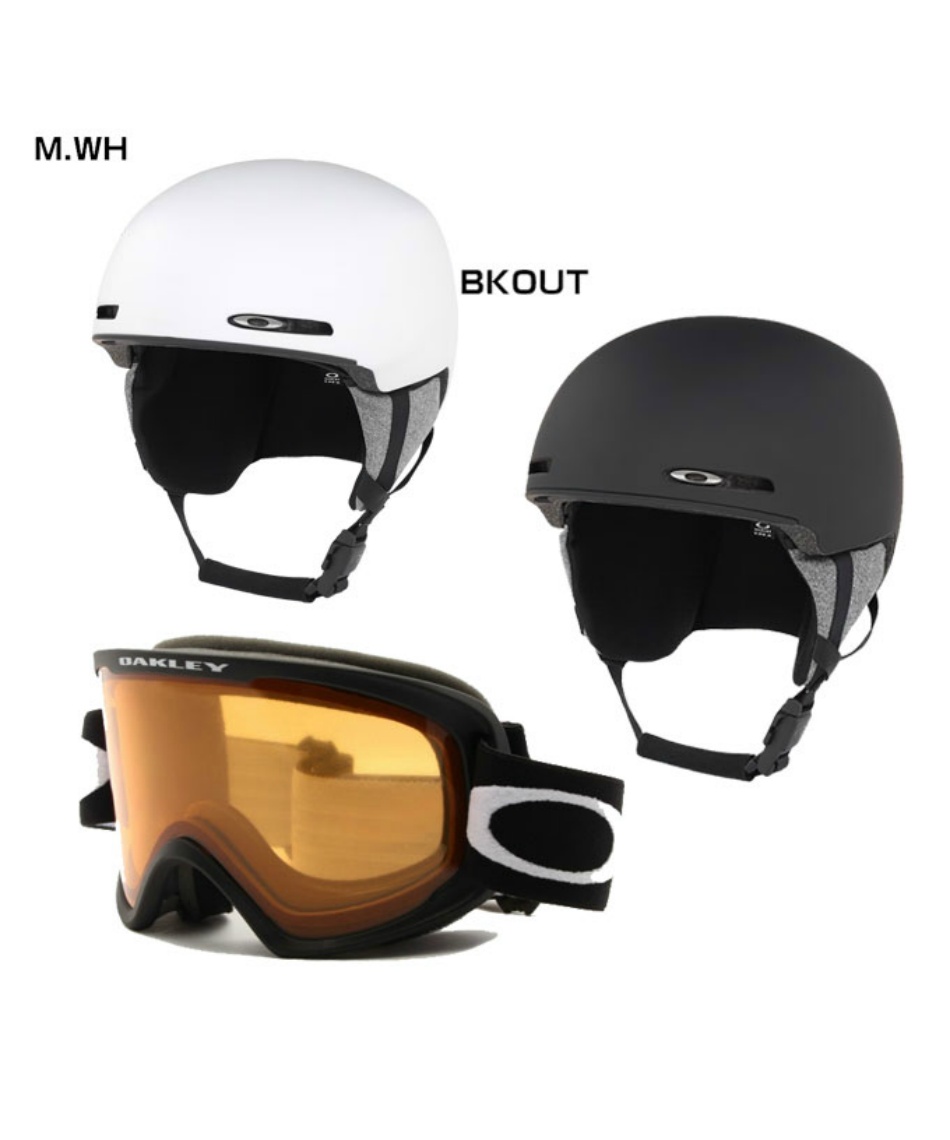 オークリー(OAKLEY) スキー スノーボードヘルメット HELMET+ゴーグル2