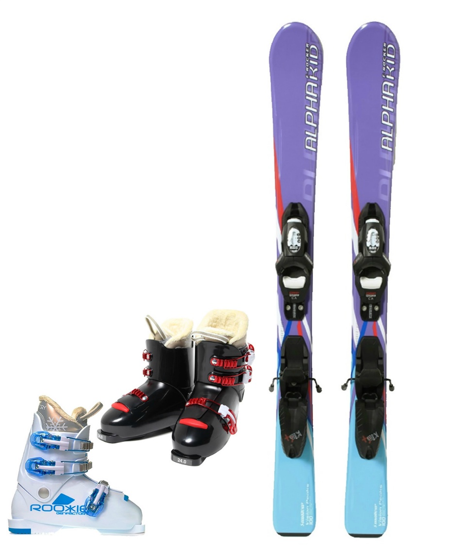 子ども用スキー3点セット Swallow 130cm チューンナップ済み袋付き 子ども用スキー3点セット Swallow 130cm チューンナップ済み袋付き