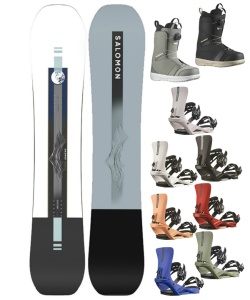 ELAN エラン SALOMON サロモン スノボセット BOA スノーボード