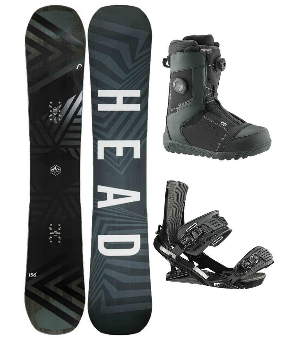 ヘッド(HEAD) スノーボード 3点セット ボード板+ビンディング+ブーツ