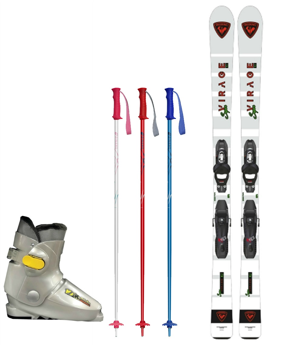 ロシニョール(ROSSIGNOL) スキー板 ジュニアスキー 4点セット SUPER