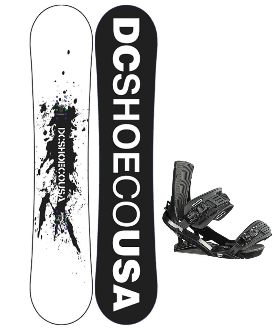 ディーシー(DC) スノーボード 2点セット ボード板+ビンディング