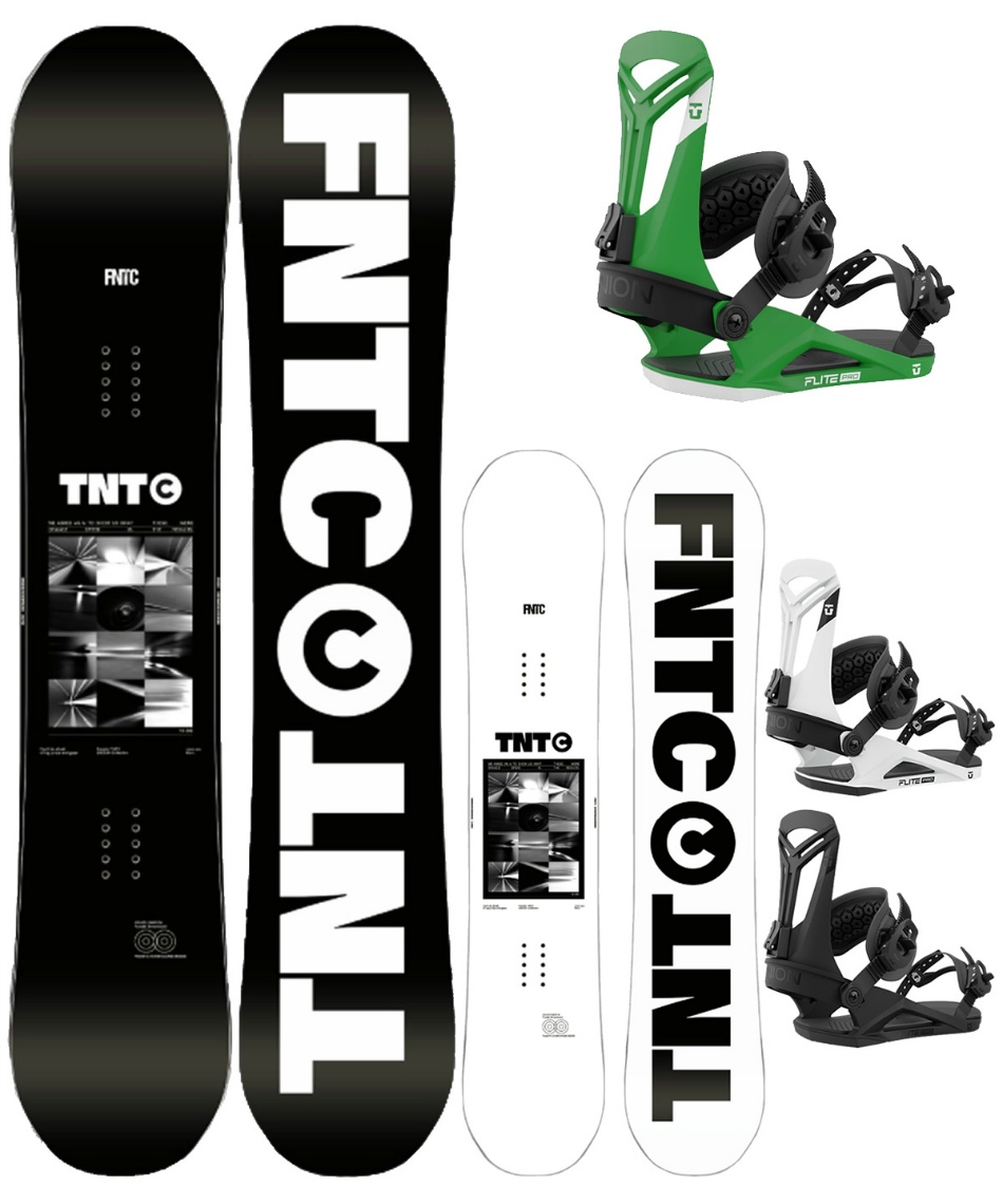 FNTC TNT スノーボード150cm unionフライトプロ2点セット FNTC TNT スノーボード150cm unionフライトプロ2点セット快適