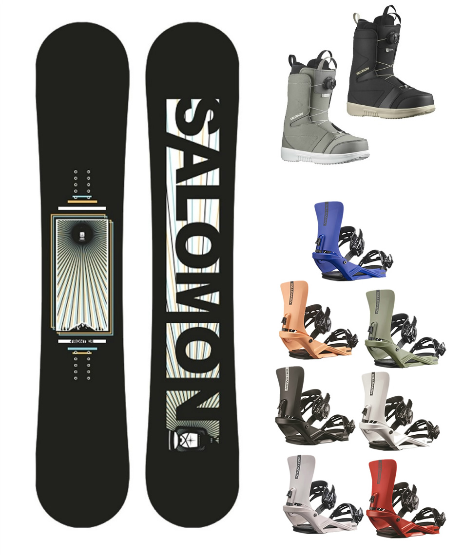 スノーボード Salomon157 ビンディングsalomon sizeLセット Amazon | SALOMON(サロモン) 2点セット ビンディング/PACT J