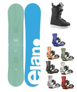 ELAN エラン SALOMON サロモン スノボセット BOA スノーボード ELAN エラン SALOMON サロモン スノボセット BOA スノーボード