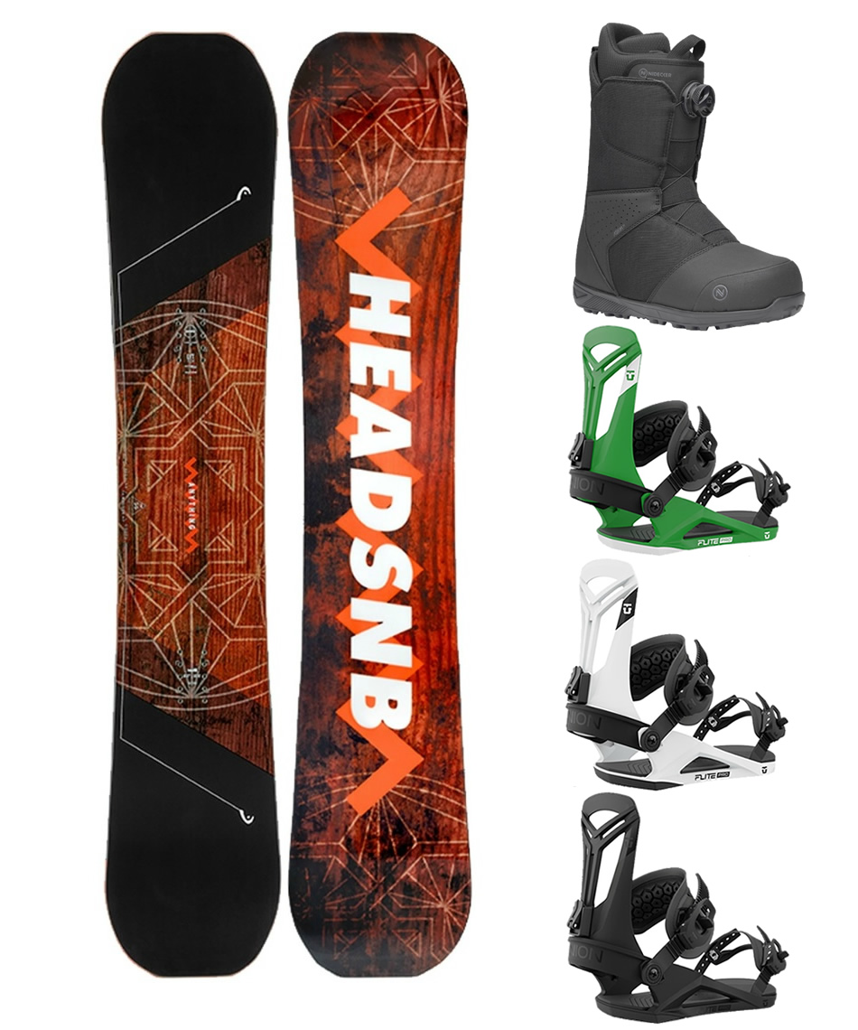 HEAD - HEAD スノーボード板　ビンディングセット head スノーボード板ビンディングセット
