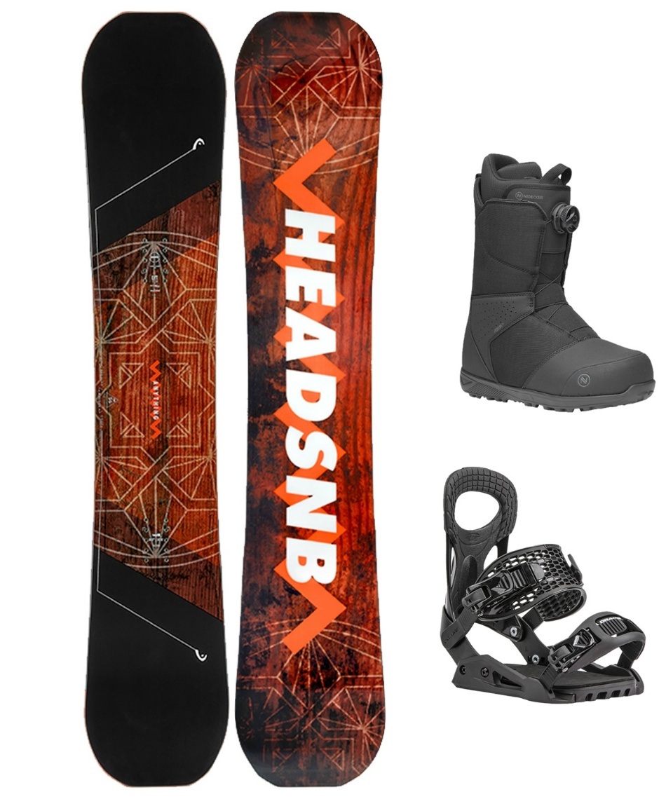 HEADスノーボード3点セット板ビンディングブーツ