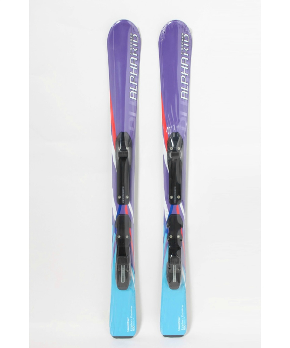 【新品未使用】SWALLOW スキー板 110cm スワロー(Swallow) ジュニアスキー板 ALPHA ONE JR+KID X GW 板+