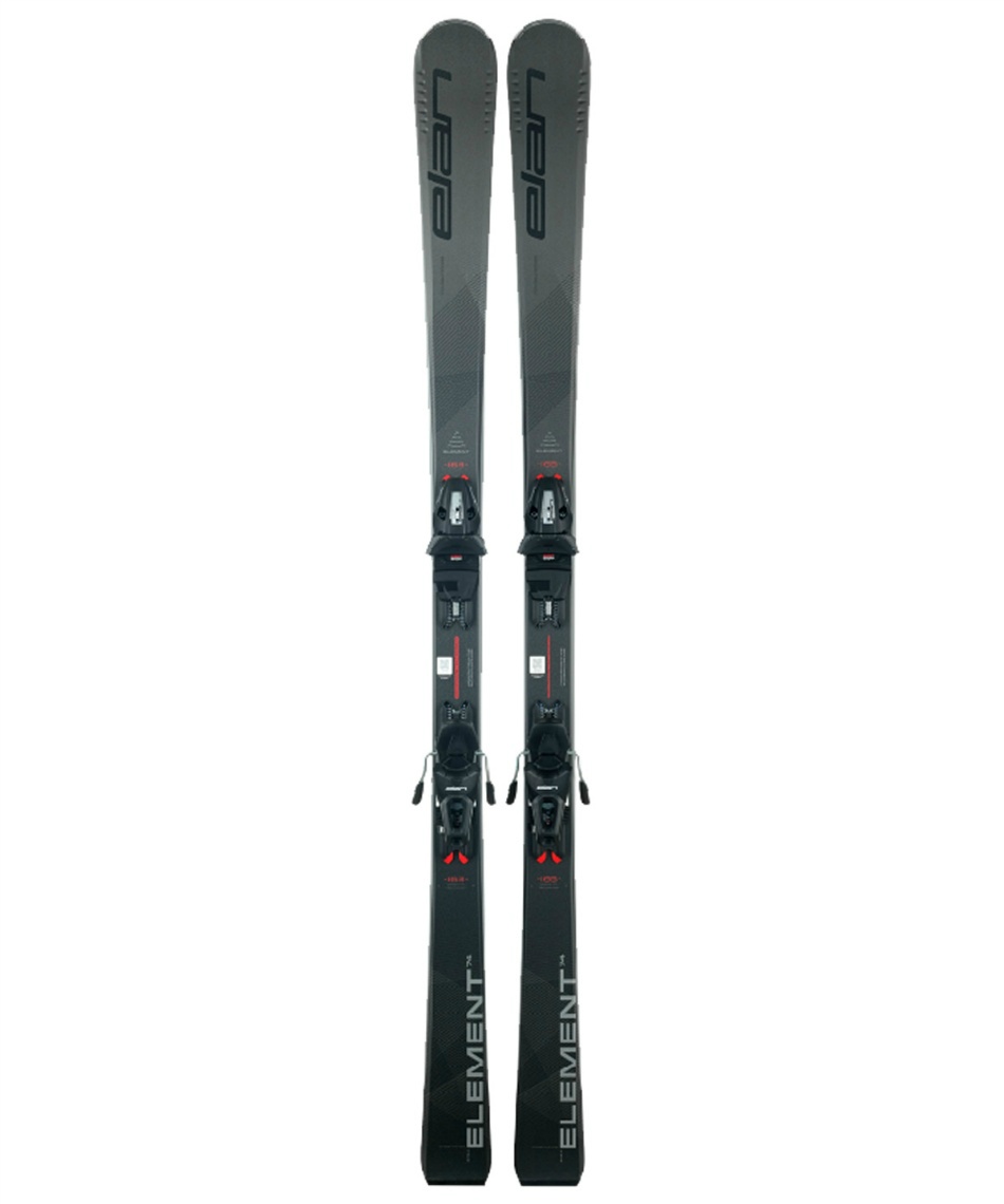 ELAN エラン 110㎝ 調整可ブーツソール210〜290㎜ スキー板 エラン(ELAN) スキー板 オールラウンド 4点セット ELEMENT 74 BLACK +