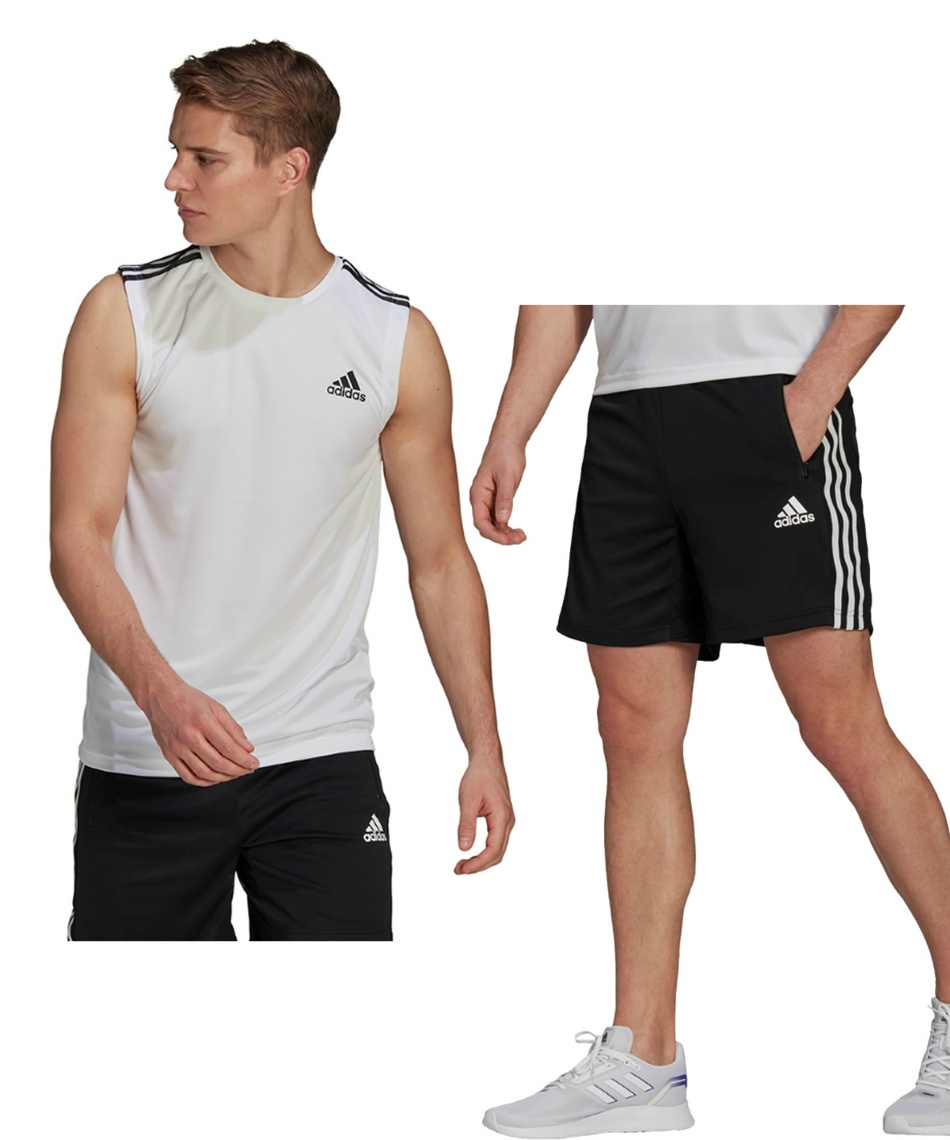 アディダス(adidas) ノースリーブ ハーフパンツ セット D2M 3