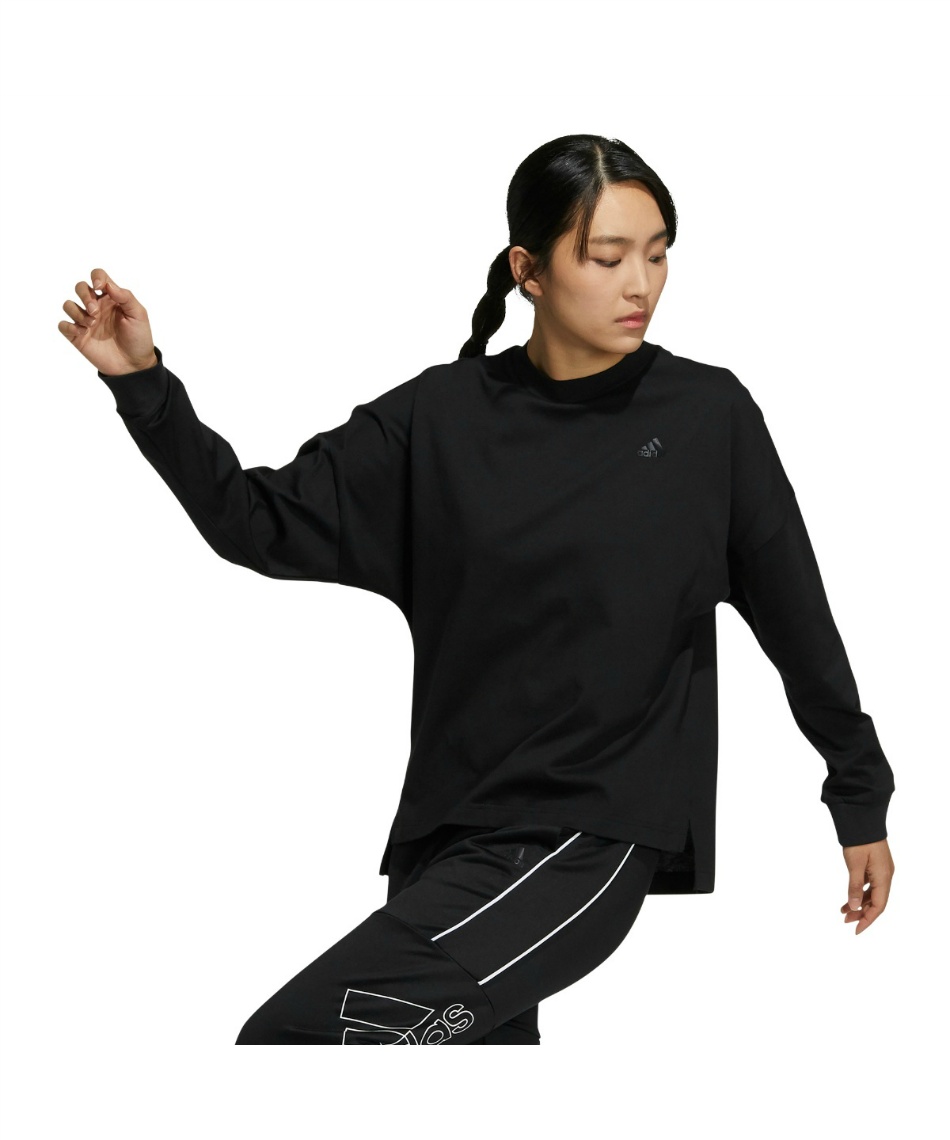 アディダス(adidas) 長袖Tシャツ パンツ セット ルーズフィット 長袖T