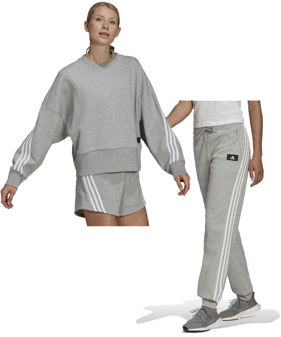 adidas THE THREE STRIPES スウェット上下 セットアップ アディダス(adidas) スウェットウェア上下セット スリー