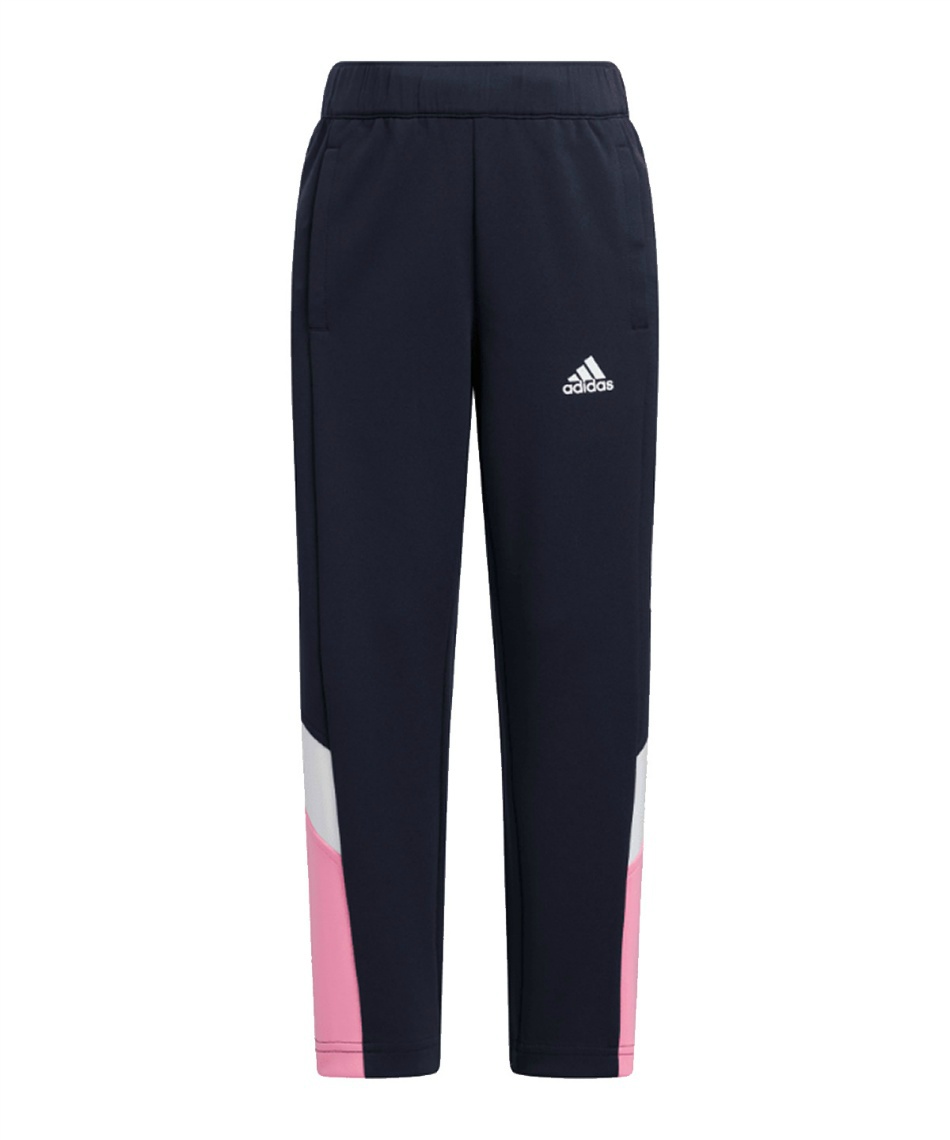 ジャージ上下セット ガールズ ウォームアップ トラックトップ+