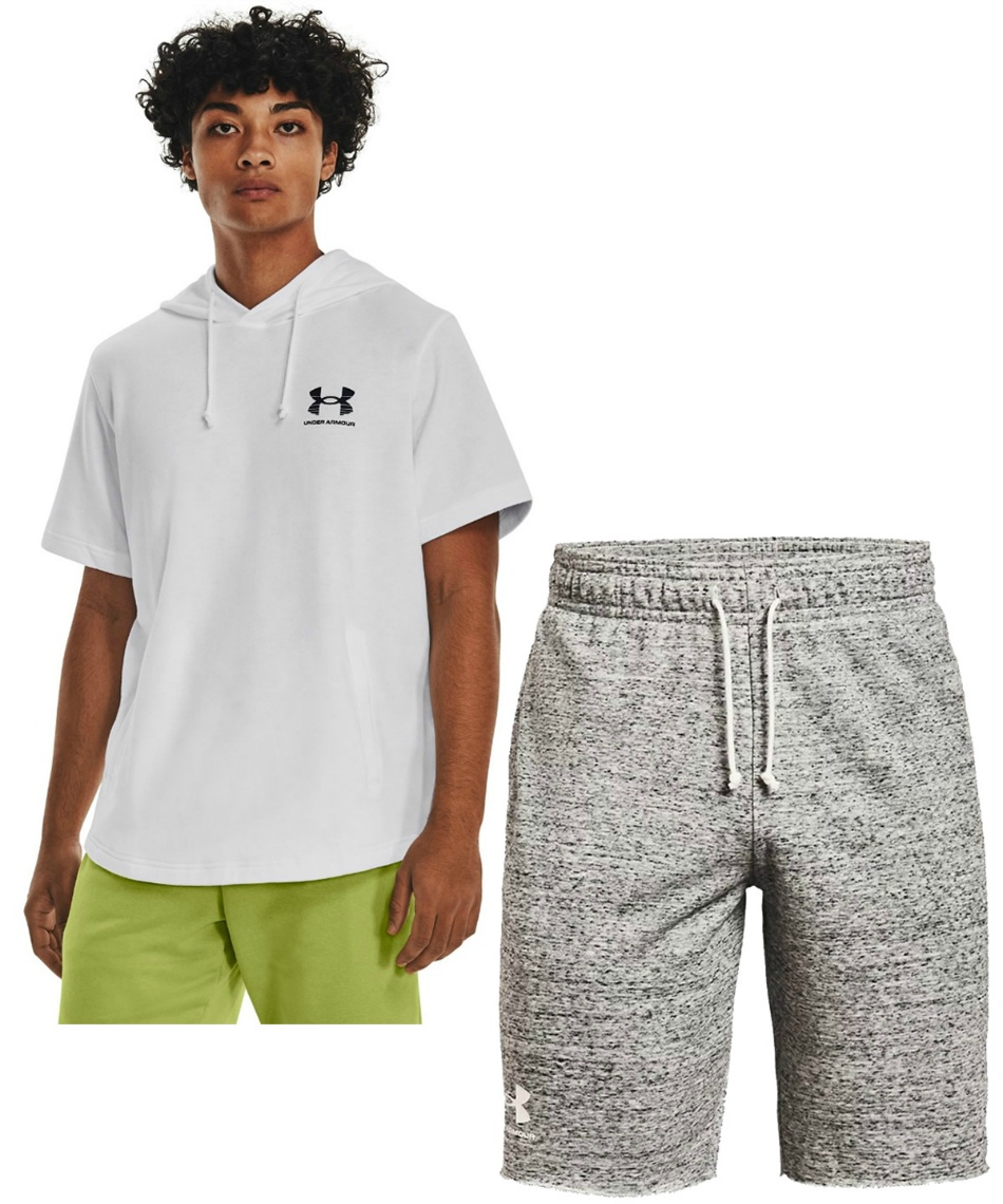 スポーツウェア スウェット 上下セット UAライバルテリー ショート