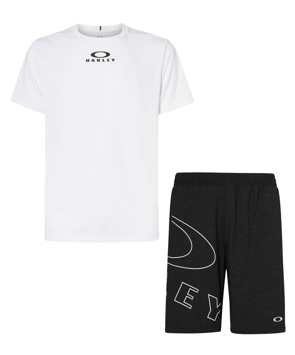 オークリー(OAKLEY) 半袖Tシャツ ハーフパンツ セット ENHANCE SS CREW