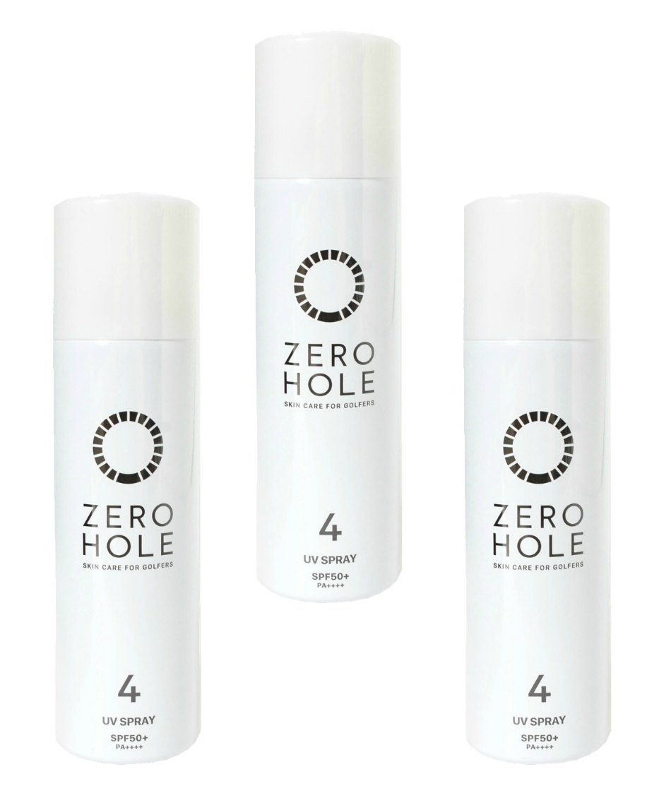 3個セット】 ゼロホール(ZERO HOLE) 日焼け止め UVスプレー50g