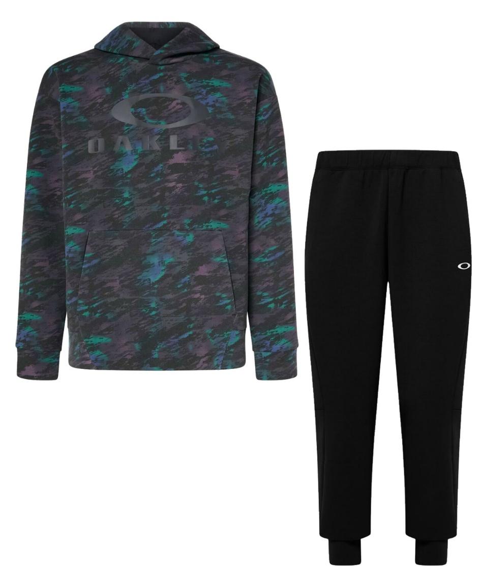 オークリー　EVO スウェット上下セット　XLサイズ オークリー(OAKLEY) スポーツウェア スウェット 上下セット ENHANCE QD