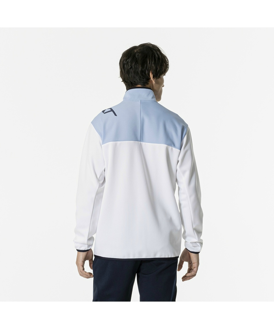 タオテック上下フード付き 白/水色 Buy White Jackets & Coats for Men by Xtep Online | Ajio.com