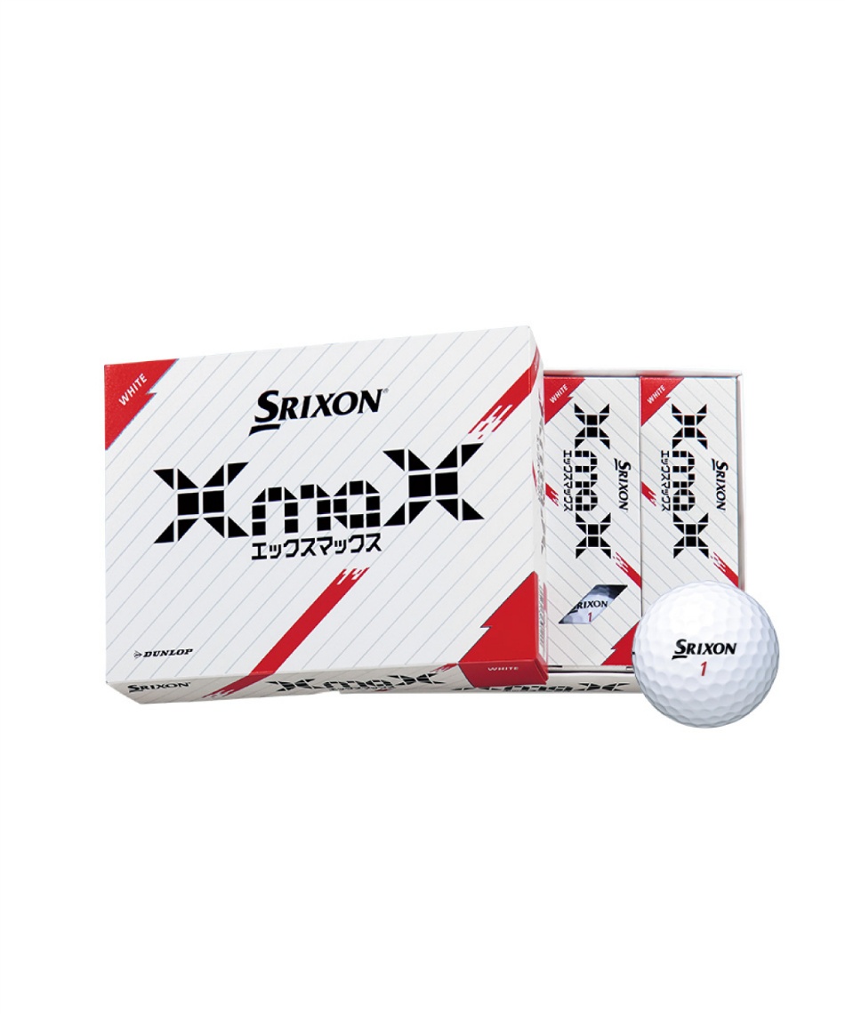 M*m様 スリクソン Xmax ホワイト ゴルフボール新品24個 楽天市場】【サマーセール開催中】【2ダース】 スリクソン XmaX