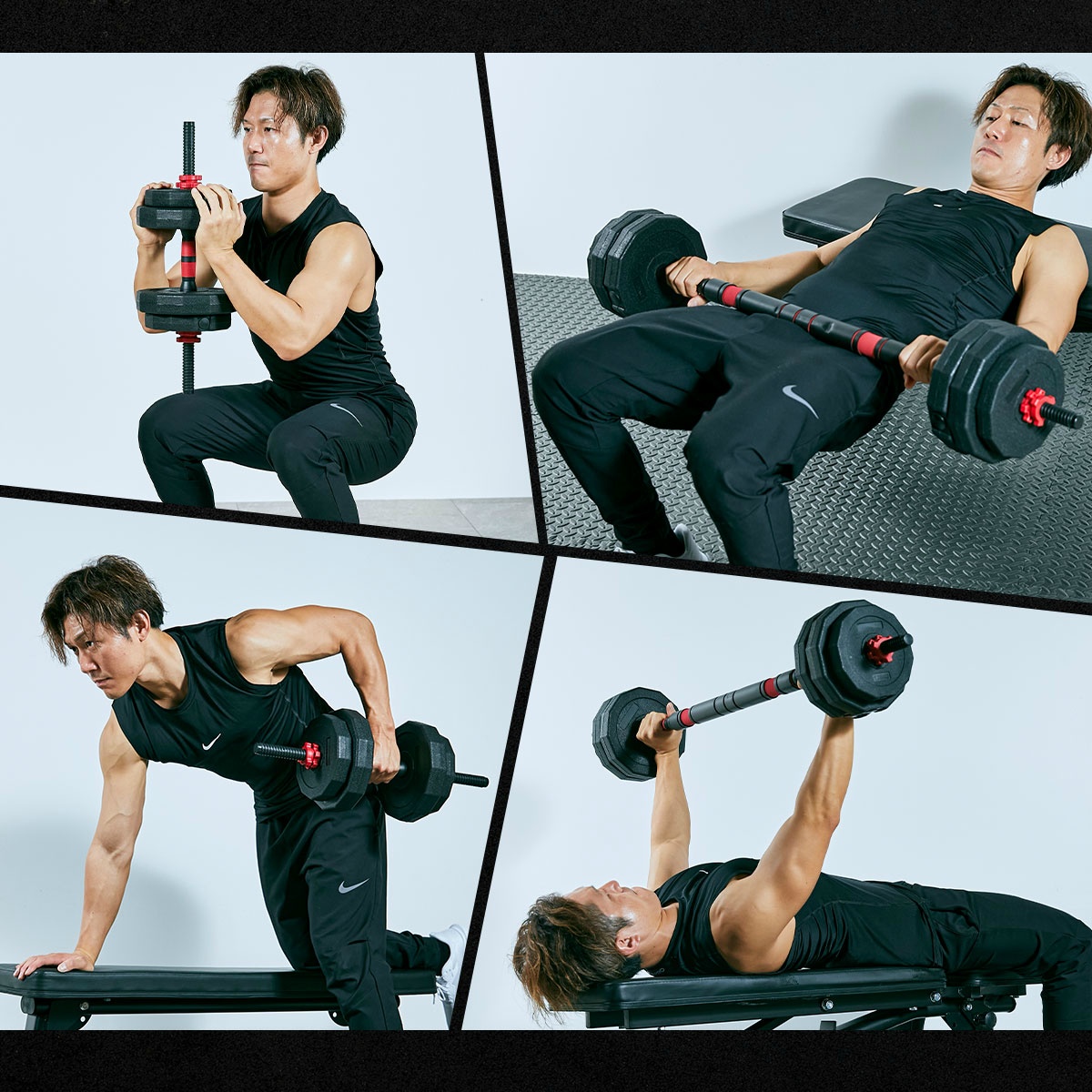 可変式ダンベル 合計20kg ダンベル 可変式 20kg 2個セット 合計40kg アジャスタブル