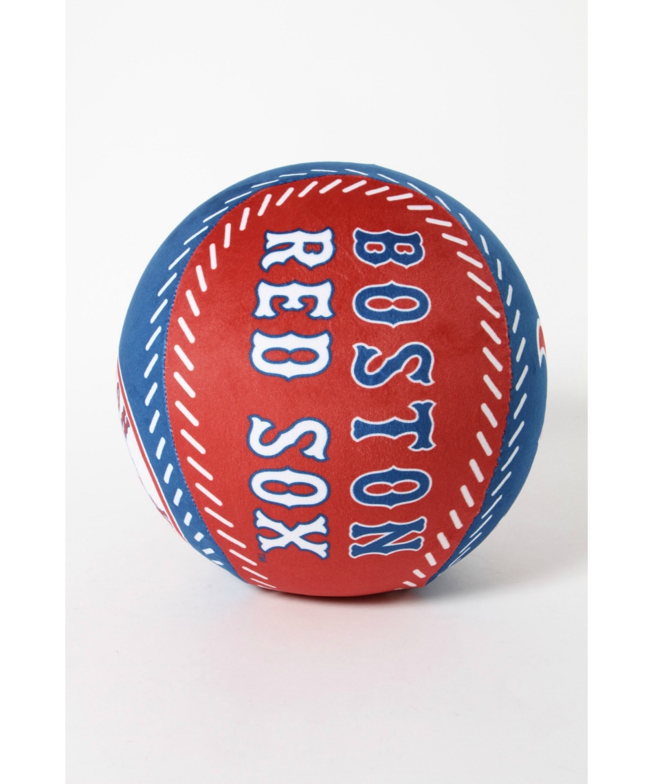 セット】MLB レッドソックス バット型クッション+ボール型