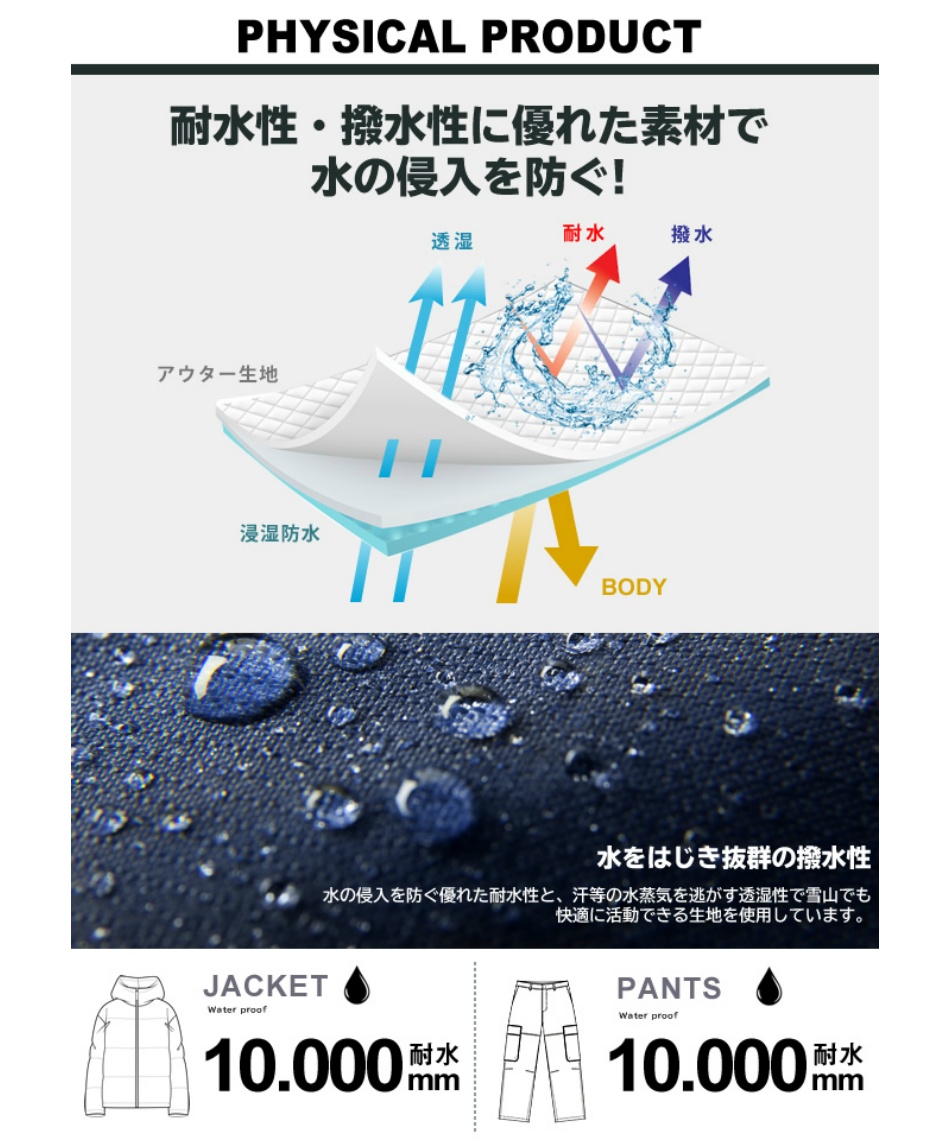 ディーシー(DC) スノーボードウェア 上下セット 24 DC SNOW STAND ZIP