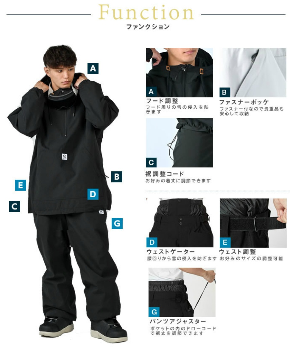 【入手困難】【支給品】旭化成 ランニングウェア上下セット スノーボードウェア 上下セット SNB ANORAC+SNB PANT GC-7514+GC-7516