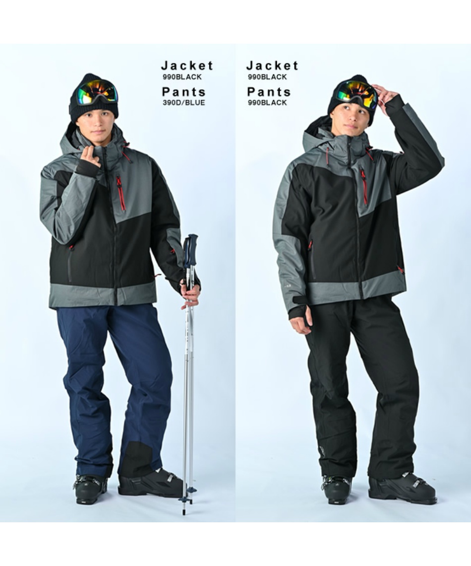 アイスピーク(ICE PEAK) スキーウェア 上下セット SNOW JK+SNOW PT