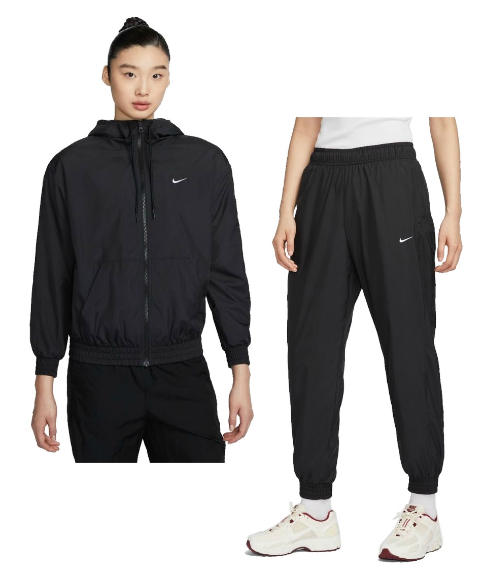 NIKEハーフタイツ、Tシャツ、ウインドブレーカー NIKE ナイキ ウインドブレーカー上下セット レディース
