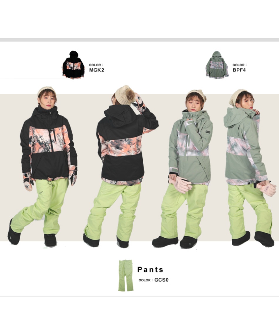 ロキシー(ROXY) スノーボードウェア 上下セット TAILORED FIT 10K Roxy