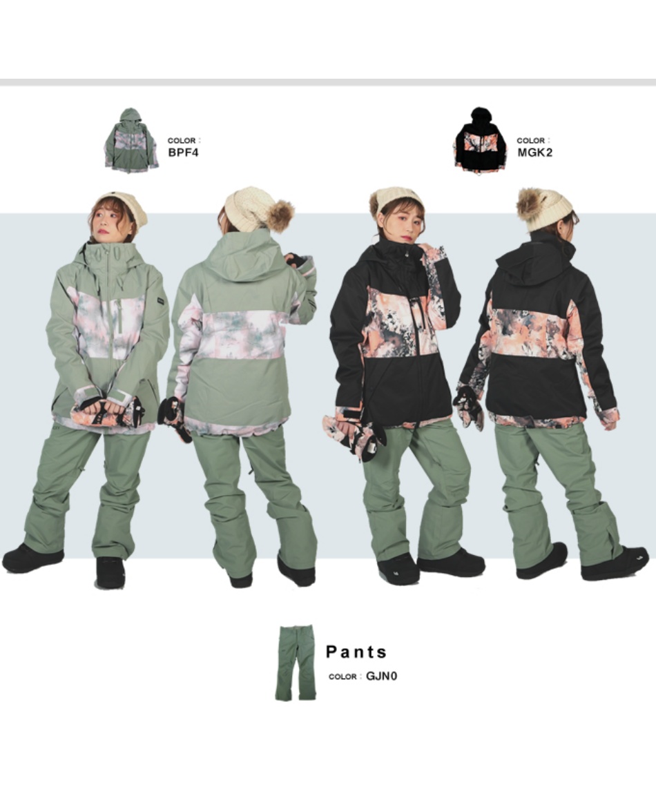 ロキシー(ROXY) スノーボードウェア 上下セット TAILORED FIT 10K Roxy