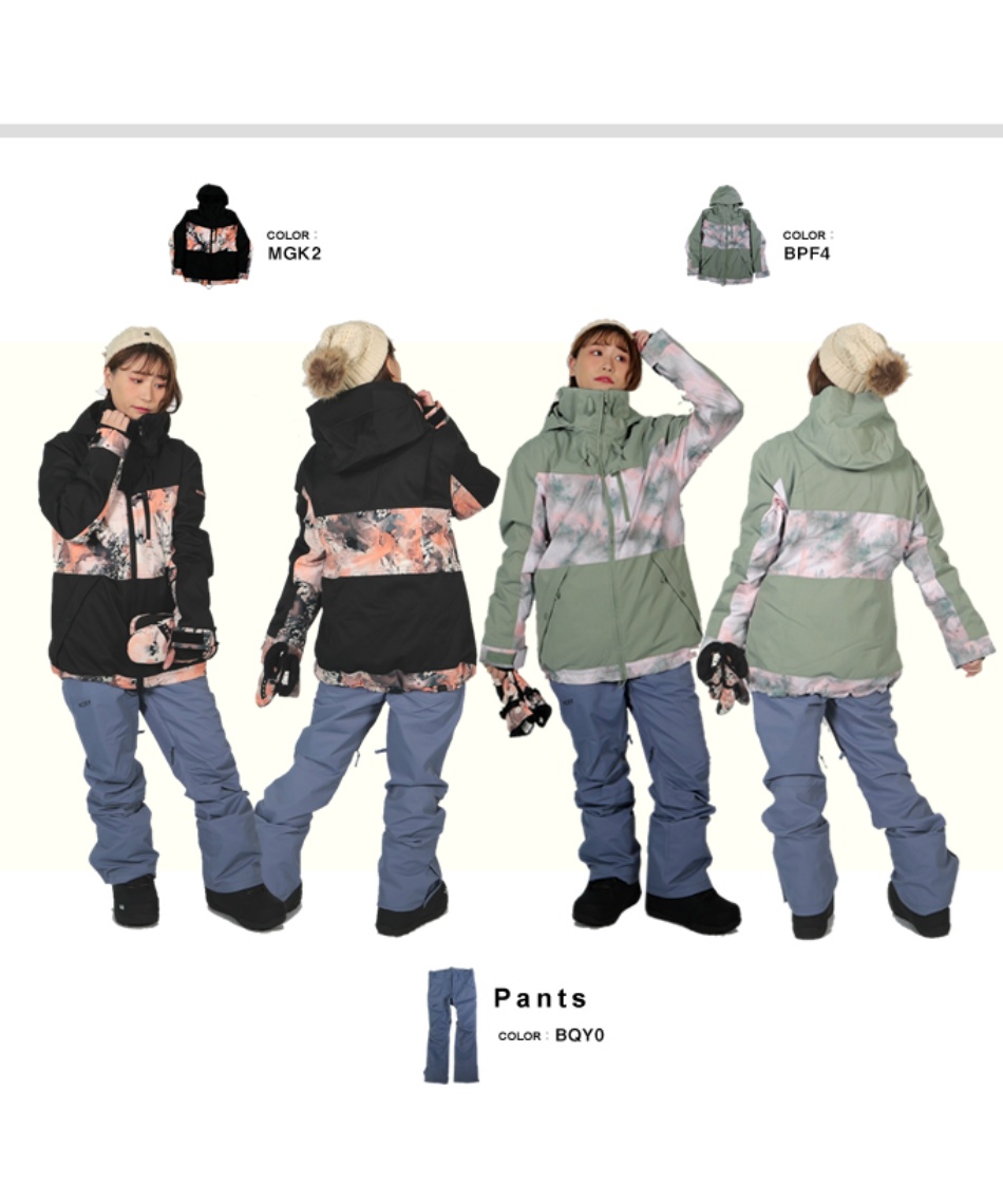 ロキシー(ROXY) スノーボードウェア 上下セット TAILORED FIT 10K Roxy