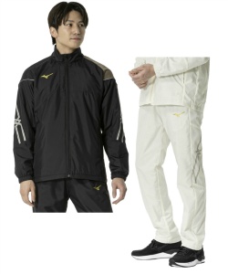 アイテム:スポーツウェア:ウインドブレーカー:上下セット ミズノ