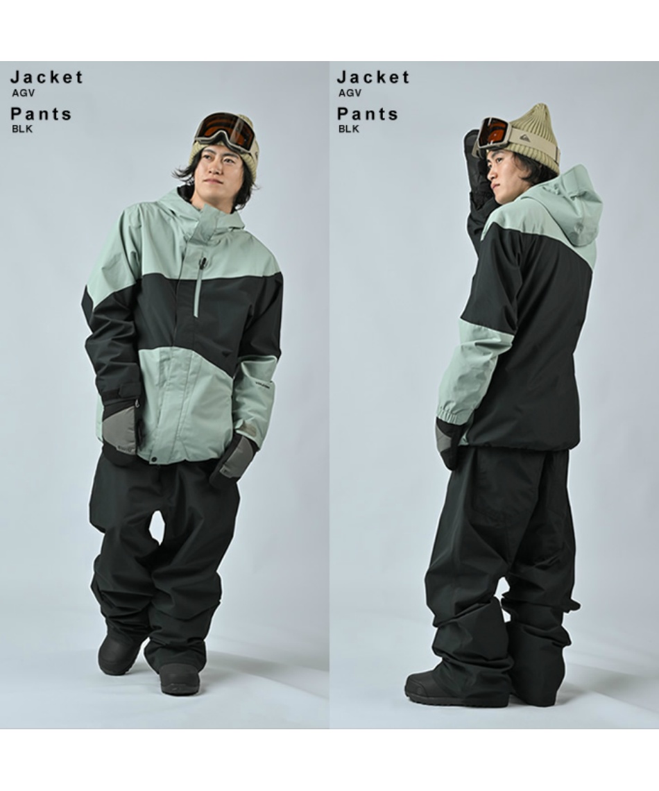 【美品✨】VOLCOM ボルコム スノーボードウェア上下セット　M 150㎝ ボルコム(VOLCOM) スノーボードウェア 上下セット Primry Insulated