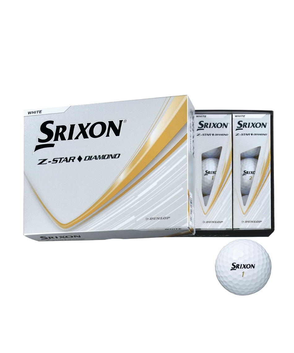 新品　Z-STAR ダイヤモンド ホワイト 2025モデル 3ダース SRIXON 【3ダースセット】スリクソン Z-STAR ◇ ダイヤモンド
