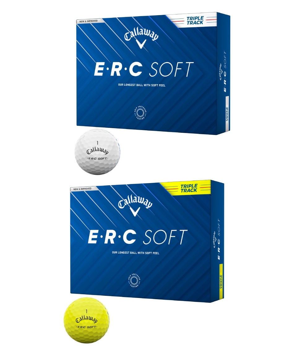 キャロウェイ(Callaway) ゴルフボール 1ダース 12個入 E・R・C SOFT