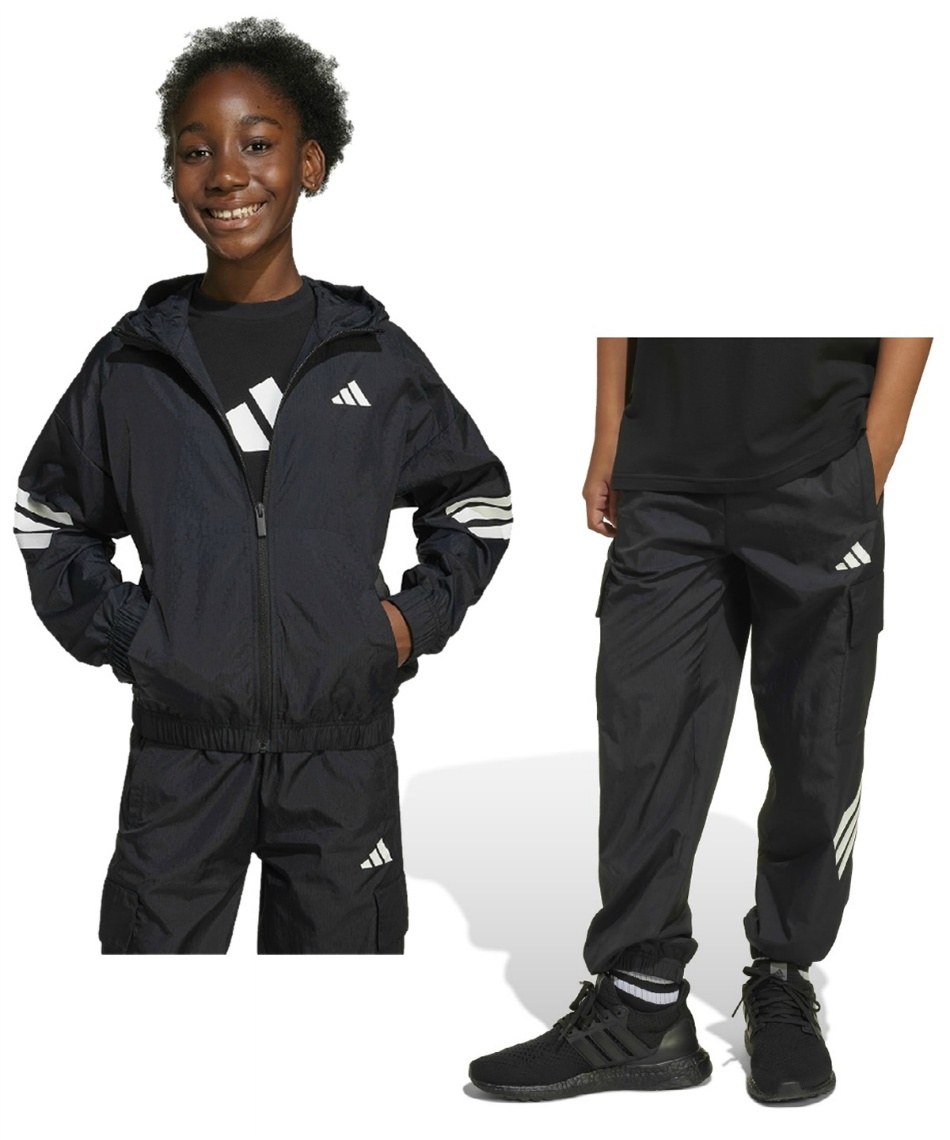 アディダス(adidas) ウインドブレーカー上下セット スリーストライプス